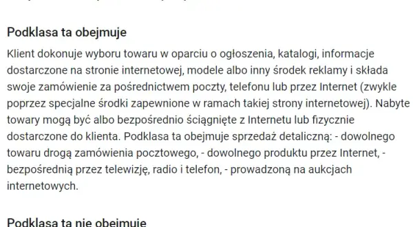 Kod PKD dla sprzedaży internetowej: Uniknij błędów przy rejestracji firmy